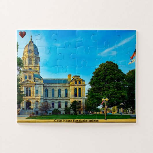 Puzzle Palais de justice Kosciusko Indiana (Horizontal)