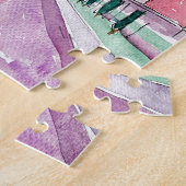 Puzzle Palais de l'Inde au coucher du soleil (Côté)