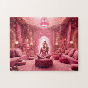 Puzzle Palais Rougeaud du Génie Rose Méditation
