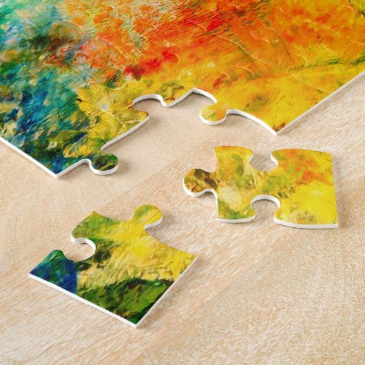 Puzzle Palette Artiste Colorée Difficile (Côté)