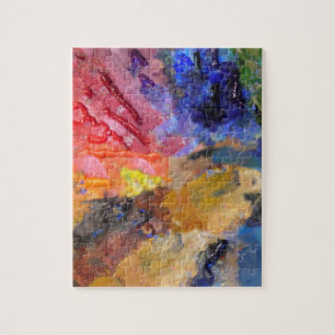 Puzzle Palette de peinture colorée