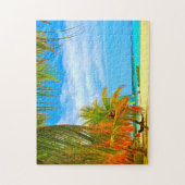 Puzzle Palm Beach Montego Bay Jamaïque. (Vertical)