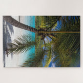 Puzzle Palmier de Plage Tropicale (Horizontal)