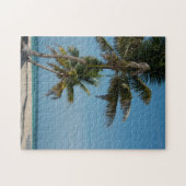 Puzzle Palmier et plage de sable blanc (Horizontal)