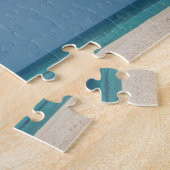 Puzzle Palmier et plage de sable blanc 2 (Côté)