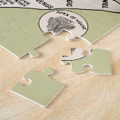 Puzzle Palmier vintage lecture fortune misère (Côté)