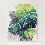 Puzzle Palmiers à crémaillère - Feuille fractionnée<br><div class="desc">"Twilight Palms IV" par Grace Popp</div>