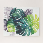 Puzzle Palmiers à crémaillère - Feuille fractionnée (Horizontal)