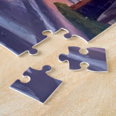 Puzzle Palmiers au coucher du soleil à Miami (Côté)