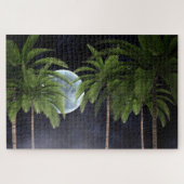 Puzzle Palmiers contre la lune (Horizontal)