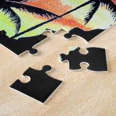 Puzzle Palmiers de Coco-Coques Couchés De Soleil Hawaïen (Côté)