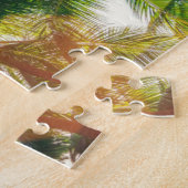Puzzle Palmiers de noix de coco sur la plage (Côté)