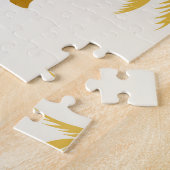 Puzzle Palmiers d'or : Textile Tropical. (Côté)