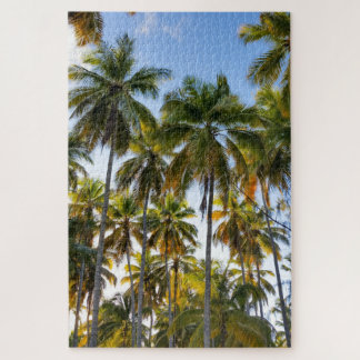 Puzzle Palmiers et ciel de plage exotiques Hawaï