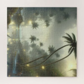 Puzzle Palmiers et Foggy d'Océan (Horizontal)