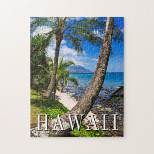 Puzzle Palmiers le long de la plage de Hideaways