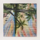 PUZZLE PALMIERS TROPICAUX AVEUGLES DE PLAGE (Horizontal)