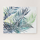 Puzzle Palmiers Twilight - Feuilles tropicaux (Horizontal)