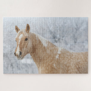 Puzzle Palomino de Noël neigeux