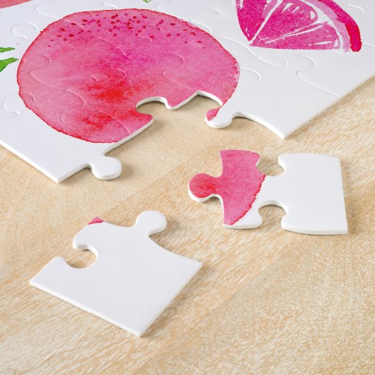 Puzzle Pamplemousse aquarelle (Côté)