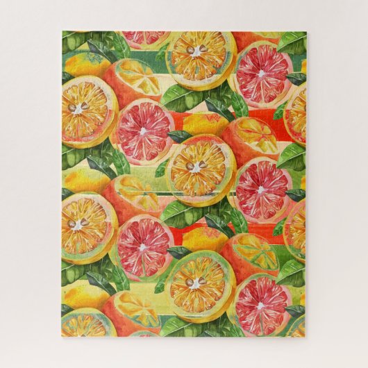 Puzzle Pamplemousse, Oranges (Vertical)