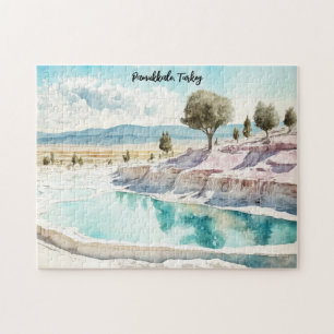 Puzzle Pamukkale Turquie paysage de voyage