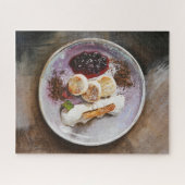 Puzzle Pancakes au fromage aux baies - Gourmandise (Horizontal)