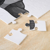 Puzzle Panda à la pêche avec canne à pêche (Côté)