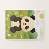 Puzzle Panda adorable dans une prairie de printemps - Pu (Horizontal)