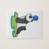 Puzzle Panda at yoga (Horizontal)