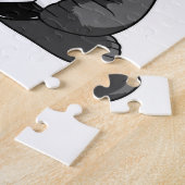 Puzzle Panda avec balle de football (Côté)