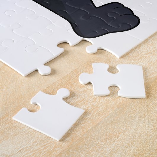 Puzzle Panda avec bambou (Côté)