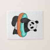Puzzle Panda avec Beignet (Horizontal)