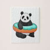 Puzzle Panda avec Donut (Vertical)