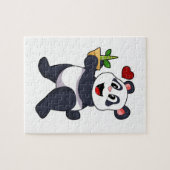 Puzzle Panda avec fleur de bambou (Horizontal)