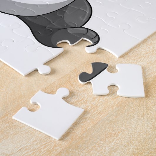 Puzzle Panda avec Tea Cup (Côté)