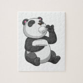 Puzzle Panda avec Tea Cup (Vertical)