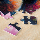 Puzzle Panda Bear et Cub avec Fleurs (Côté)