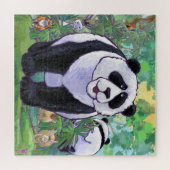Puzzle Panda Bear Jungle Fun (Horizontal)