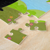 Puzzle Panda bear souhaite un joyeux anniversaire (Côté)