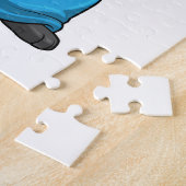 Puzzle Panda comme Assistant avec baguette magique (Côté)