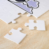 Puzzle Panda comme coureur à la course (Côté)