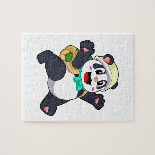 Puzzle Panda comme étudiant (Horizontal)