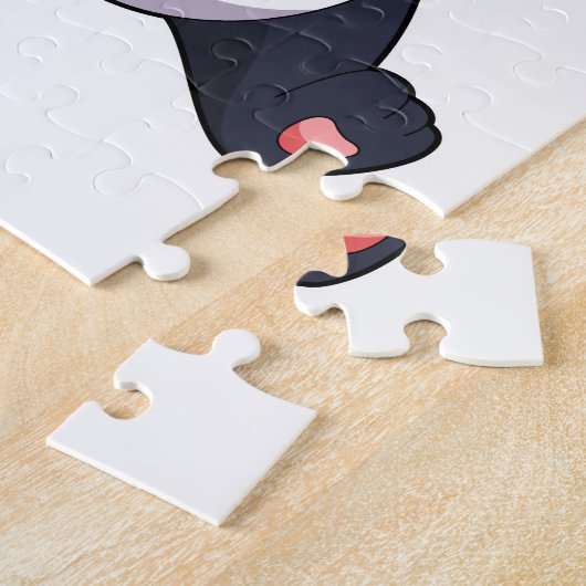Puzzle Panda comme étudiant (Côté)