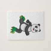 Puzzle Panda comme Patinage en ligne avec Roller skates (Horizontal)