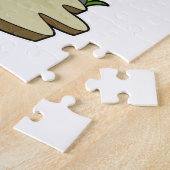 Puzzle Panda coureur avec Écarf (Côté)