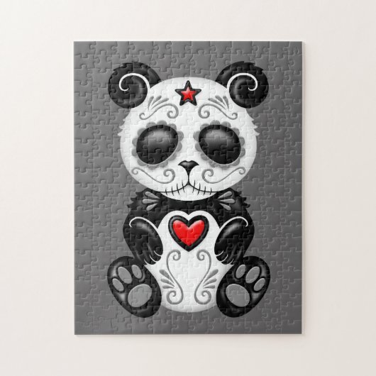 Puzzle Panda gris de sucre de zombi (Vertical)