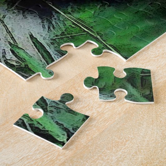 Puzzle Panda Manger Feuilles (Côté)