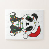 Puzzle Panda Noël Animaux Pandas Jigsaw Puzzl (Horizontal)