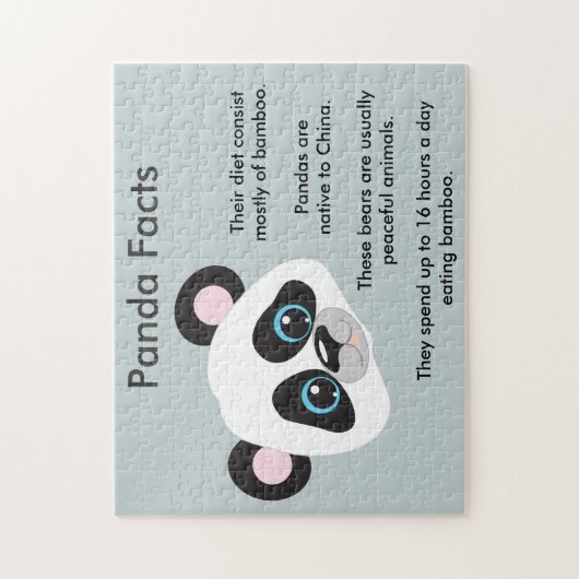 Puzzle Panda porte des faits (Vertical)
